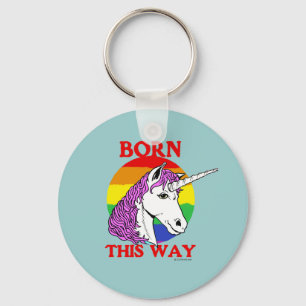 Born this way keychain