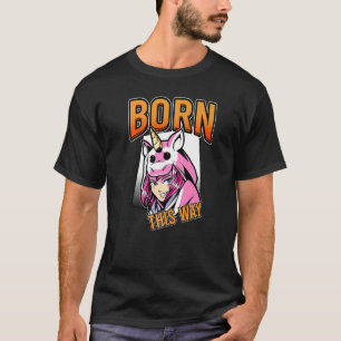Born This Way Lesbianlove Femme Lgbt T-Shirt