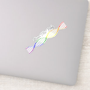 Born This Way LGBTQ Pride DNA Rainbow Equality