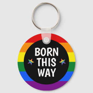 Born this way Pride Keychain