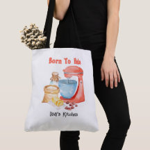 Born To Bake Tote Bag