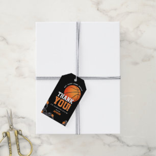 Born To Ball Basketball Party Favour Tags