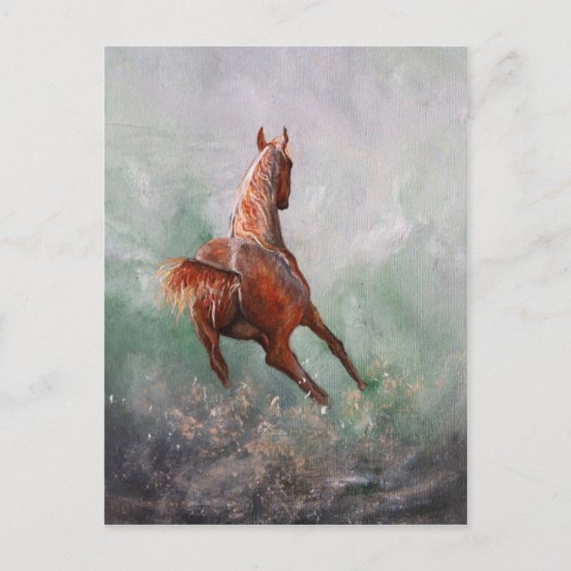 Born to Barrel Race Postcard (Front)