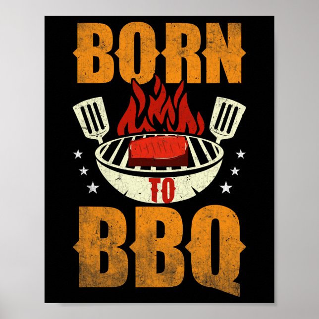 Born To Bbq  Poster (Front)