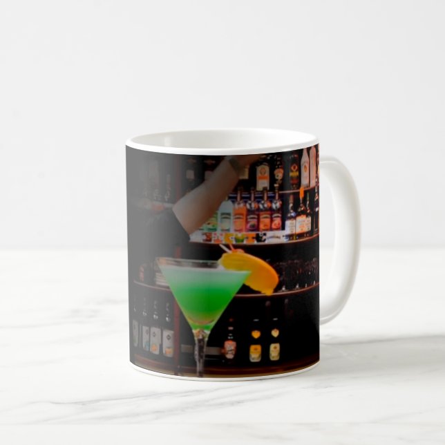 Born to be a Bartender Mug (Front Right)