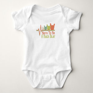 Born to Be A Rock Star Baby Bodysuit