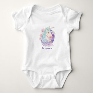 Born to Be a Unicorn Magical Fan Club Baby Bodysuit