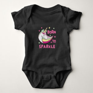Born to Be a Unicorn Magical Sparkle Baby Bodysuit