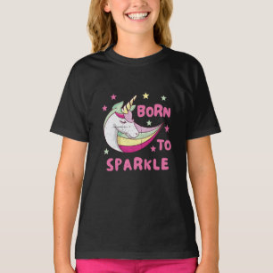 Born to Be a Unicorn Magical Sparkle T-Shirt