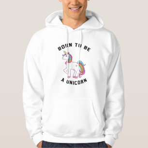 Born to Be A Unicorn T-Shirt_ Vintage Cute Lovely Hoodie