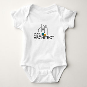 Born To be an Architect Baby Bodysuit