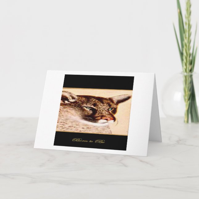 "BORN TO BE" BIRTHDAY CARD (Front)