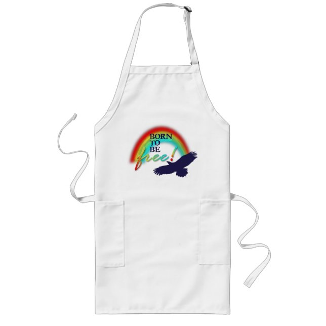 Born To Be FREE Long Apron (Front)
