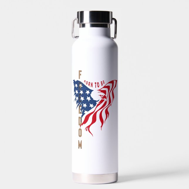 Born To Be Freedom | Water Bottle (Front)