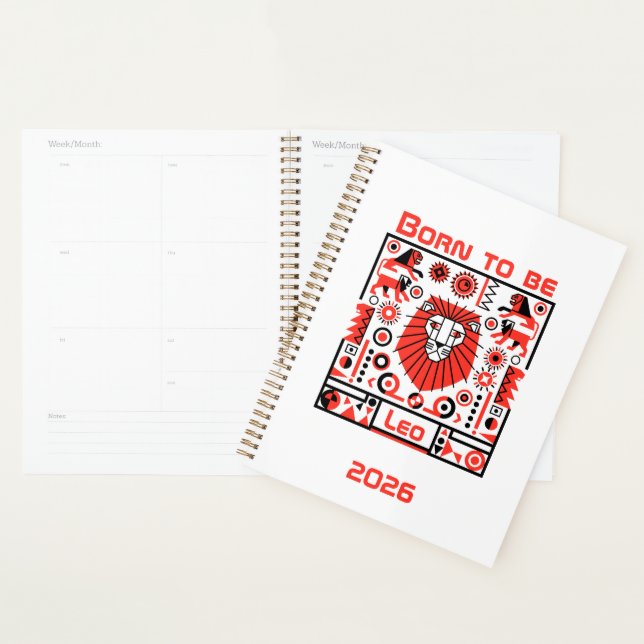Born to be Leo Planner (Display)