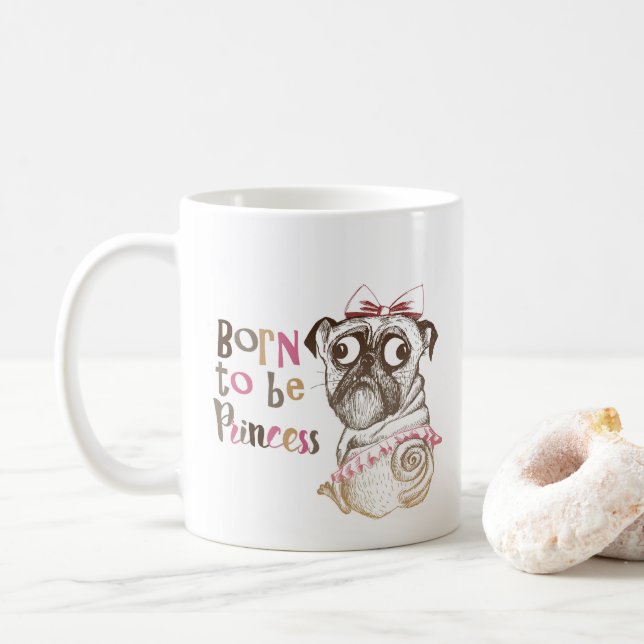 Born To Be Princess Mug (With Donut)