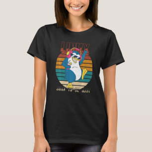 Born To Be Root Party Linux Cool Penguin Nerd Prog T-Shirt