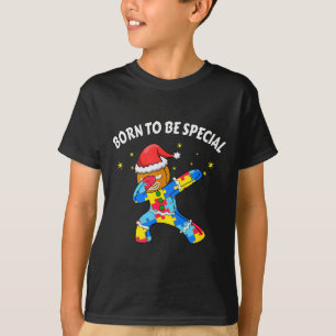 Born To Be Special Dabbing Gingerbread Man Christm T-Shirt