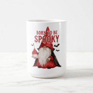 Born to Be Spooky Vampire Gnome Halloween  Coffee Mug