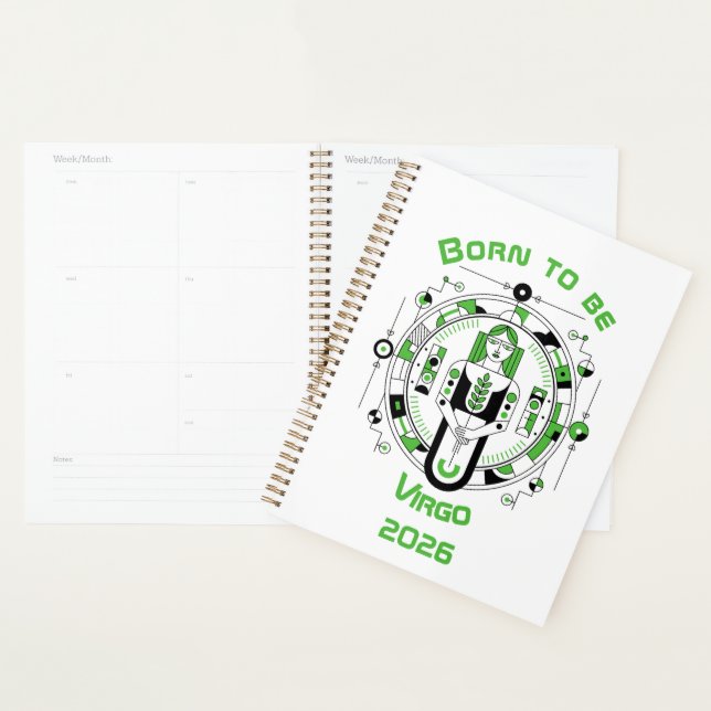 Born to be Virgo Planner (Display)