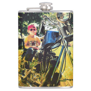 Born to be Wild 6 oz or 8 oz Flask