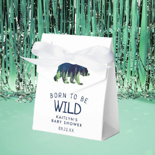 Born To Be Wild Baby Shower Favor Box