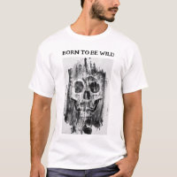 Born to be Wild. Distressed T-Shirt