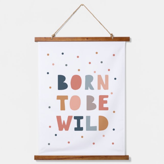 Born to be Wild Hanging Tapestry (Front)