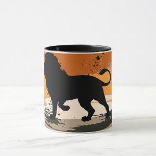 Born to be wild Lion Animal Mug