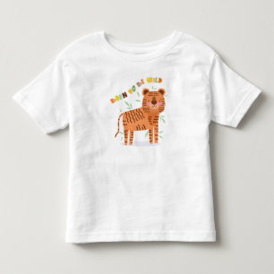 Born To Be Wild Lion T-Shirt Kid Gift