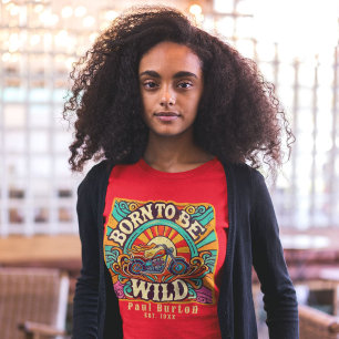 Born to Be Wild Retro Biker T-Shirt