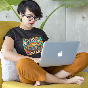 Born to Be Wild Retro Biker T-Shirt