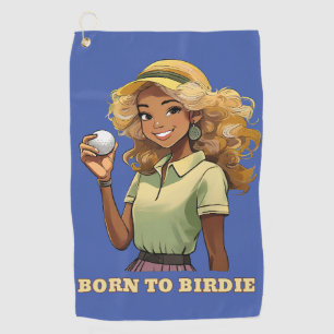 Born To Birdie Women's Golf Towel