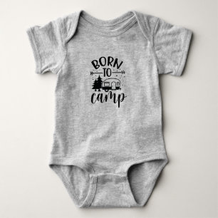 Born to Camp Baby Bodysuit