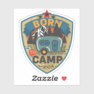 Born to Camp Word Art Vinyl