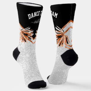 Born to Cheer / Dance - Orange Socks