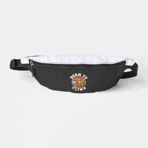 Born To Climb - Bouldering and Rock Climbing Sloth Fanny Pack