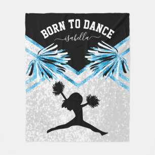 Born to Dance - Baby Blue Fleece Blanket