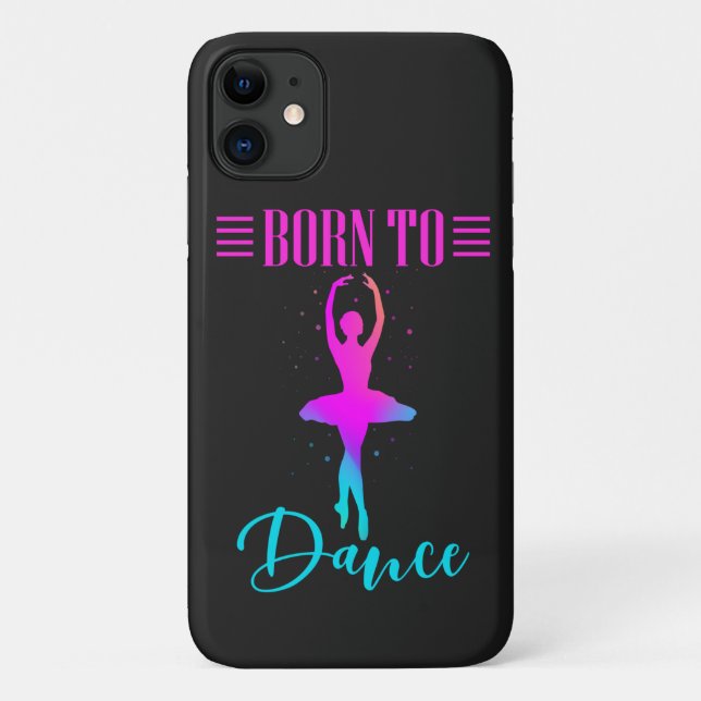 Born to Dance Ballerina iPhone / iPad case (Back)