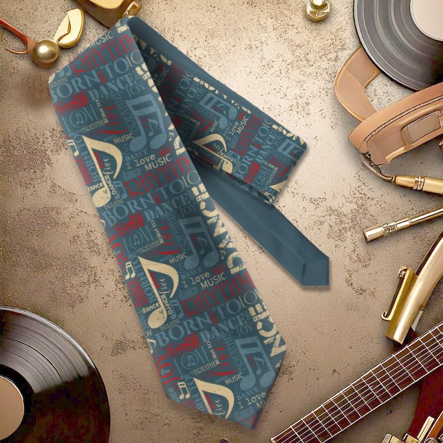 Born to Dance Blue ID277 Tie (Creator Uploaded)
