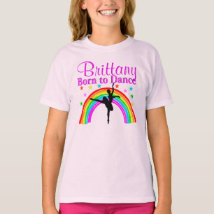 BORN TO DANCE PERSONALIZED DANCER APPAREL T-Shirt