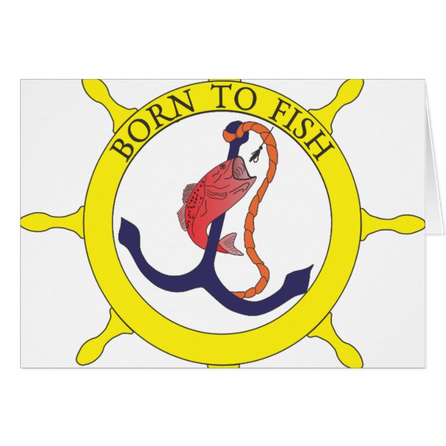 Born to fish (Front Horizontal)