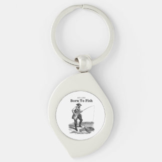 Born To Fish Keychain