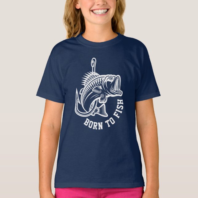 Born To Fish T-Shirt (Front)