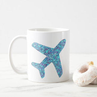 "Born To Fly" Airplane  Coffee Mug