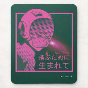 "Born to Fly" Vaporwave Mouse Pad