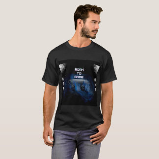 Born to Game Neon Controller Art T-Shirt