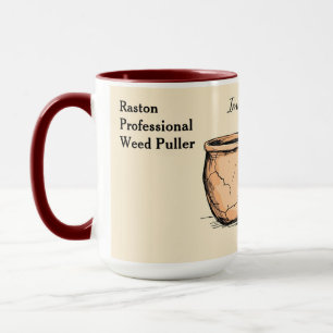 Born to Garden Botanical Illustration Gift Mug