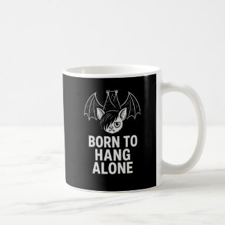 Born to Hang Alone – Emo Bat | Antisocial Coffee Mug