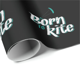 Born to Kite Wrapping Paper